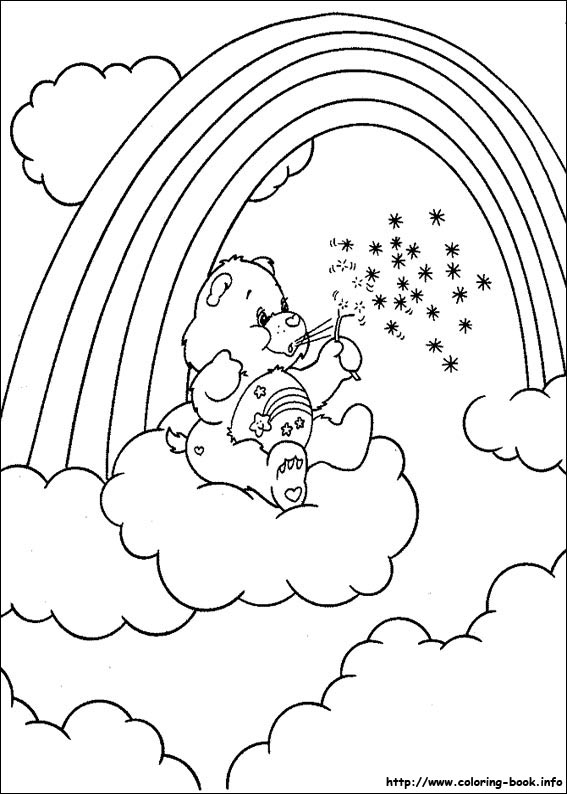 The Care Bears coloring picture